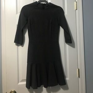 Armani Exchange Drop Waist Flared Dress